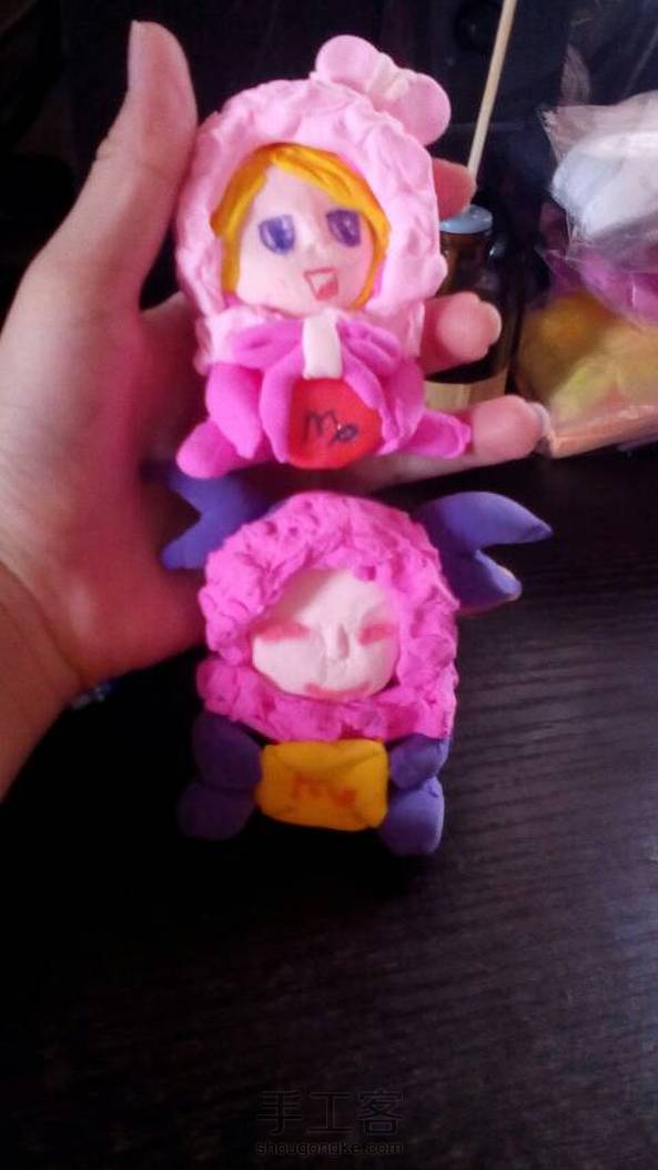 可爱的超轻粘土处女座宝宝 第1张