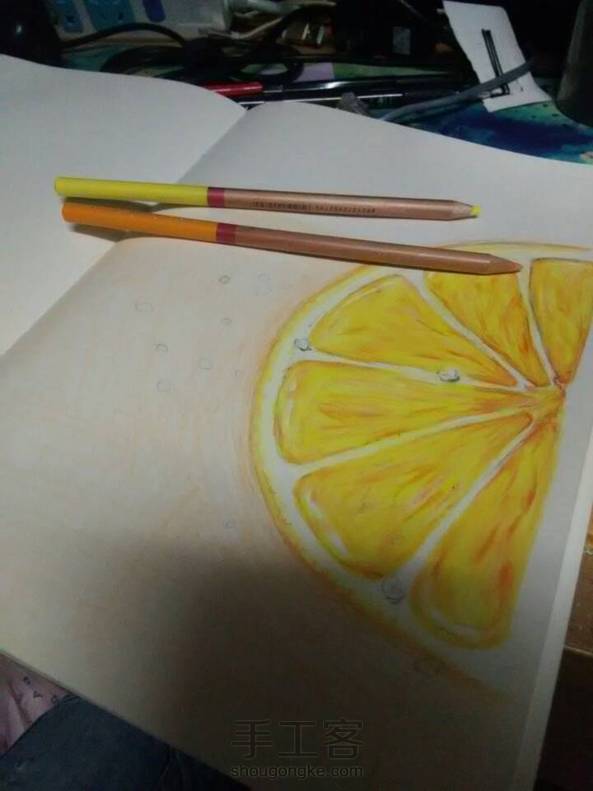 第一次接触彩铅  颜色很漂亮