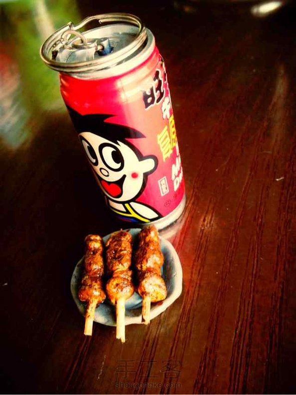 很稀饭哦 谢谢大神的教程 感觉自己蠢死了 把盘子和肉串粘一起了😂 第8张
