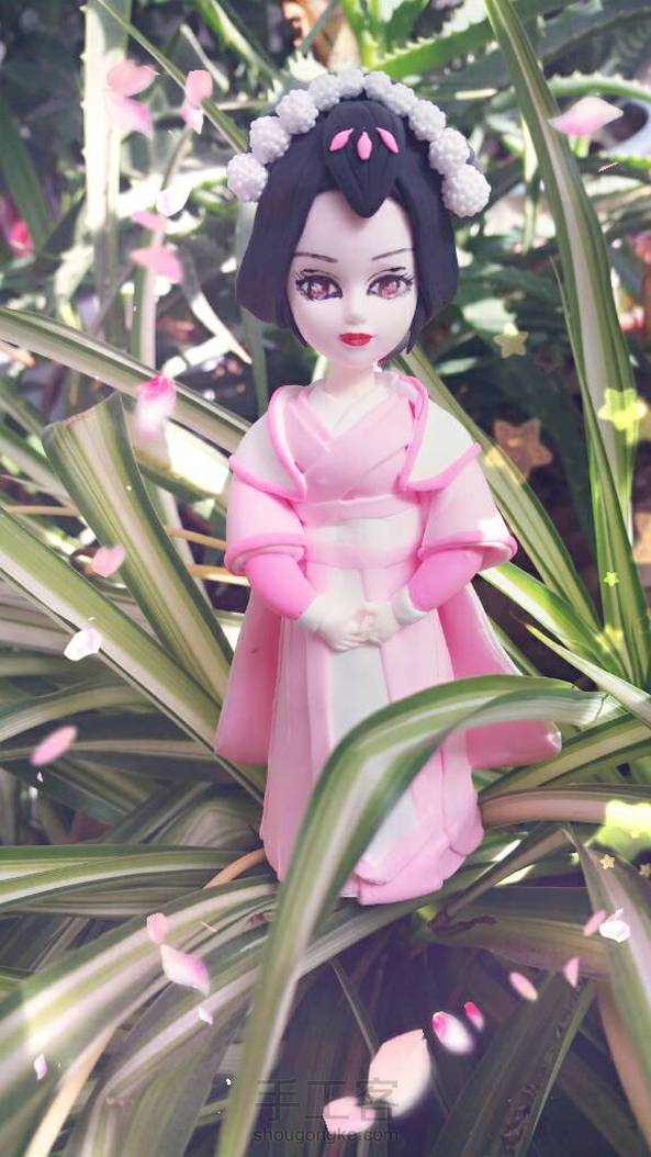 发际线做的太高，手乱七八糟，懒癌晚期，好多步骤省略了，将就看。第二个娃比第一个进步是不是很明显呢？ 第3张