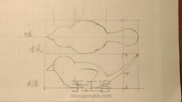 玩轉拉花鋸之番外篇: 機基礎三視圖設計跟繪製
上次聽到群裡朋友對繪製三視圖有所疑問，所以剛好利用要做三維切割教程的機會，順便做一個如何手繪三視圖的基礎教學。希望各位喜歡。
點讚收藏求關注。 第1张
