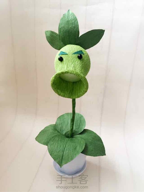 欢乐童趣之豌豆射手😁快六一了，给宝贝做的豌豆射手✌ 第2张