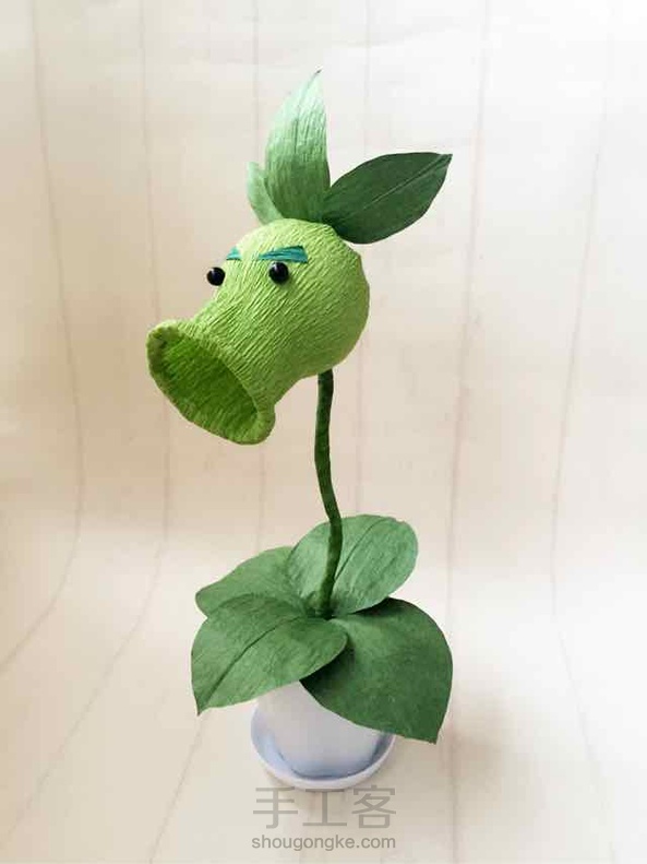 欢乐童趣之豌豆射手😁快六一了，给宝贝做的豌豆射手✌ 第4张