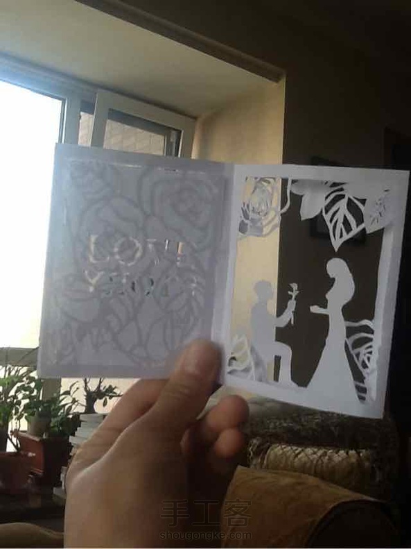 用A4打得连着的四张刻完超小，还被同学无情地戳烂了 第3张