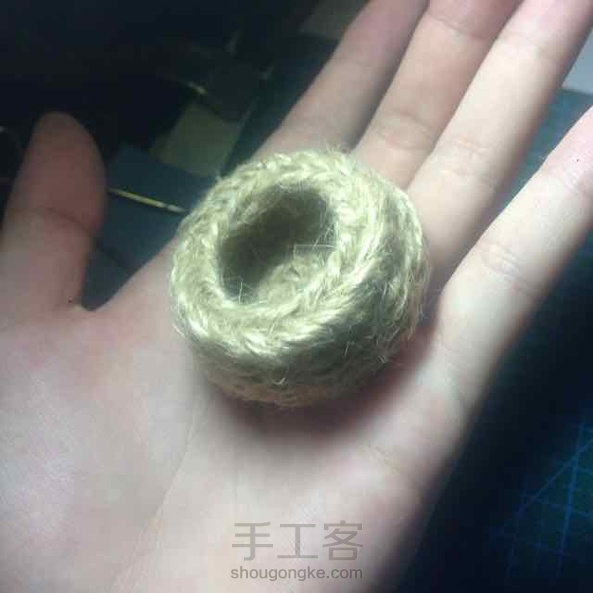 这一定是最丑的返图，用的麻绳制作，乱糟糟的。感谢小猪先生z的教程 第4张