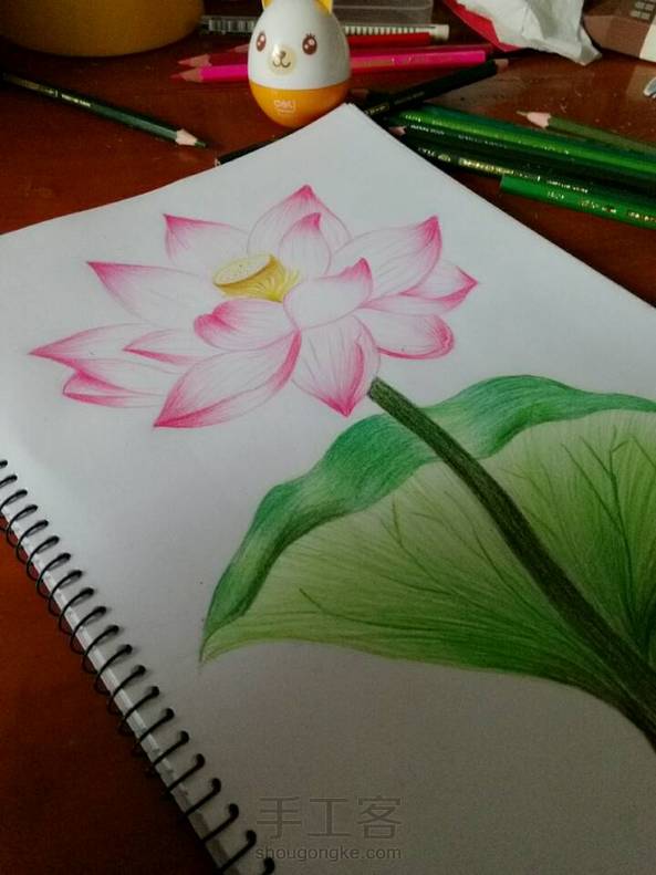 从来不画花的宝宝这次破戒了 第1张