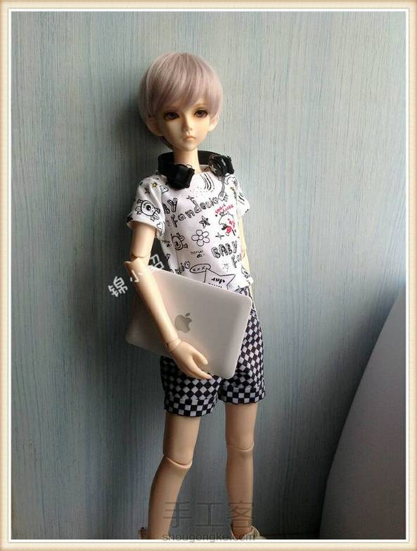 #bjd mk-吉恩#自制的T恤和短裤，T有教程