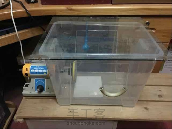 diy家用台磨防尘箱～ 第6张