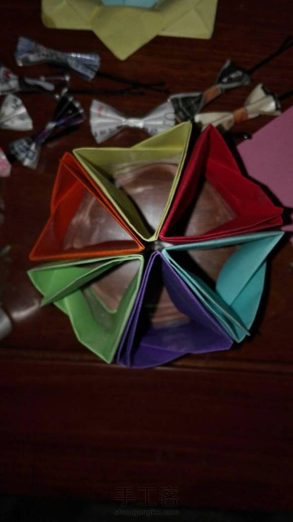 五彩笔筒2，不错哈