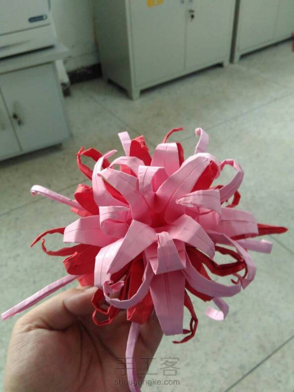 半成品 用十一朵花贴成的