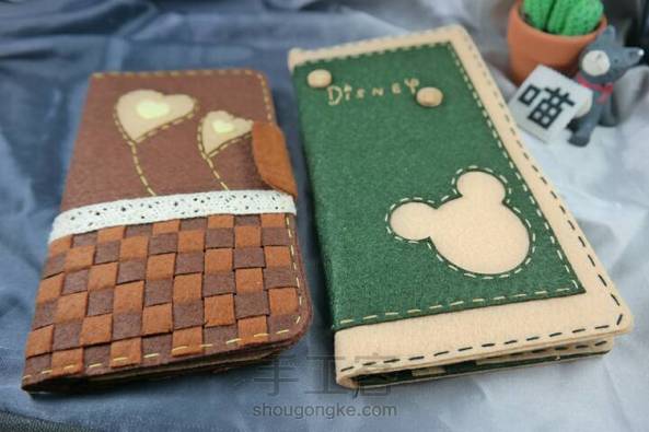 【宅猫猫·不织布系列·米奇长款钱包】前段时间去了香港迪士尼乐园，超级无敌童话，玩的都舍不得离开了～看了魔法书房剧场，萌萌的米奇和唐老鸭勾起了满满地童年回忆，刚好整理了个米奇长款钱包的教程，分享下～ 第5张