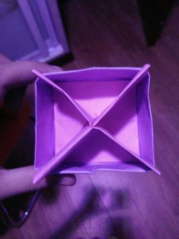 我哪里折错了！求指教！