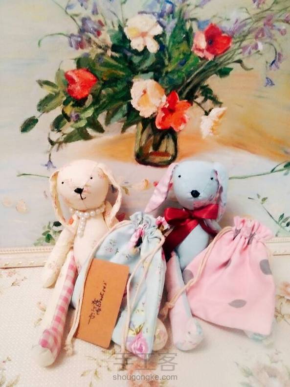 大宝最近喜欢彼得兔，麻麻只好给他做一只机智的彼得，一只聪明的莉莉，愿他在以后的岁月里如彼得一样坚持，永不放弃！也如莉莉一样有一个百宝袋，一切随心所愿。教程出来了，欢迎交流，点赞收藏。 第3张