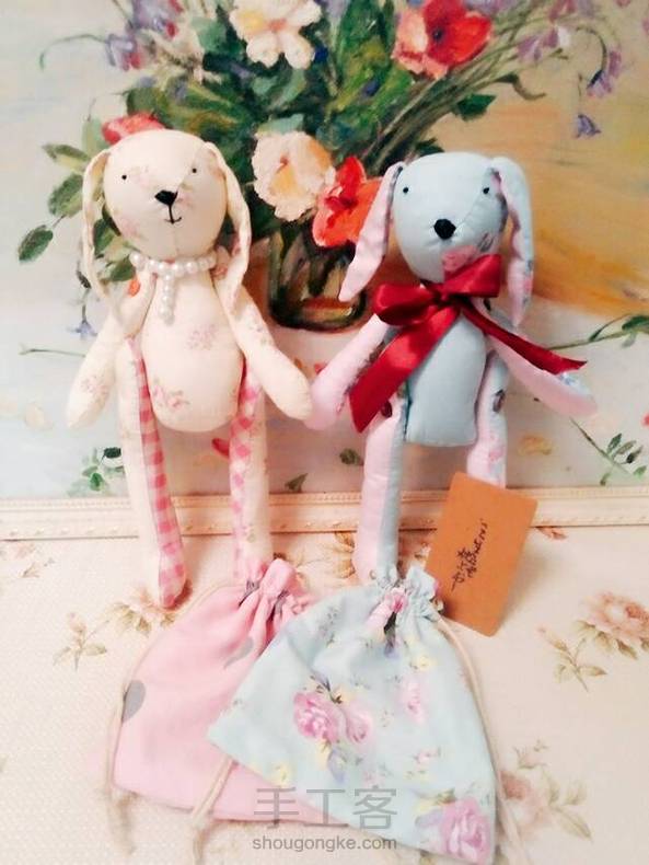 大宝最近喜欢彼得兔，麻麻只好给他做一只机智的彼得，一只聪明的莉莉，愿他在以后的岁月里如彼得一样坚持，永不放弃！也如莉莉一样有一个百宝袋，一切随心所愿。教程出来了，欢迎交流，点赞收藏。 第4张