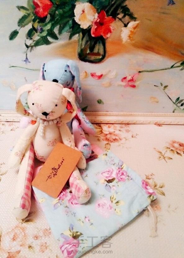 大宝最近喜欢彼得兔，麻麻只好给他做一只机智的彼得，一只聪明的莉莉，愿他在以后的岁月里如彼得一样坚持，永不放弃！也如莉莉一样有一个百宝袋，一切随心所愿。教程出来了，欢迎交流，点赞收藏。 第5张