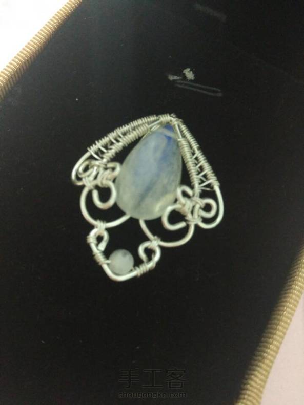 绕线吊坠٩( ω )و ，教程以发……总觉得我再不出现就再没有人认识我了……Ծ‸Ծ 第1张