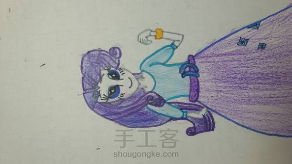 你画的像美人，我画的像魔鬼。
