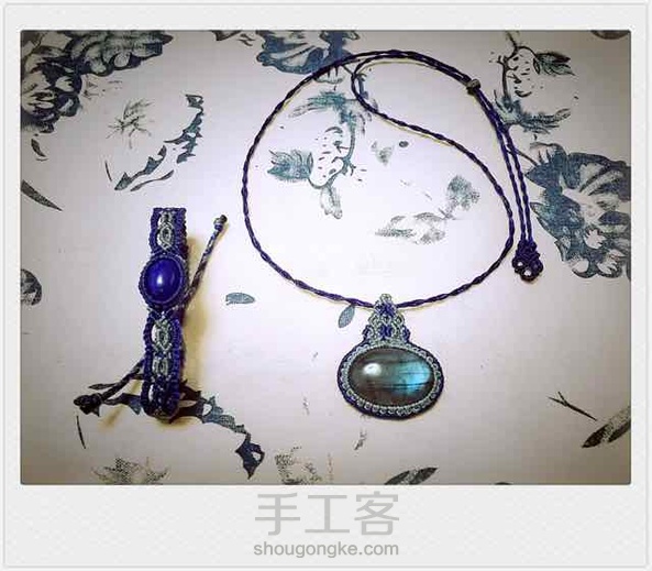 非常感谢艳子的分享，艳子的项链和我的手链刚好配一对哈！ 第3张