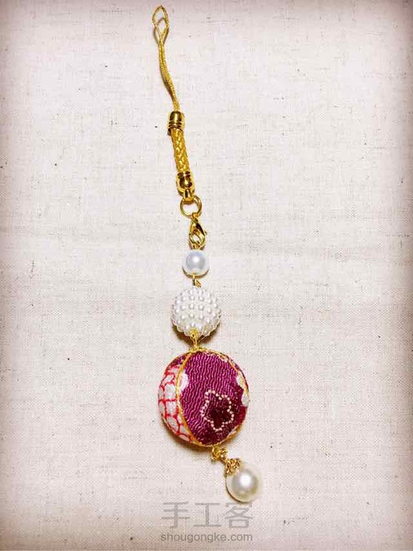 彩虹糖----和风裹球小挂件，炒鸡简单，一晚上可以做一大串哦（教程随附） 第3张