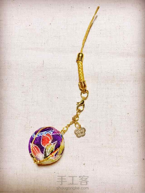 彩虹糖----和风裹球小挂件，炒鸡简单，一晚上可以做一大串哦（教程随附） 第5张