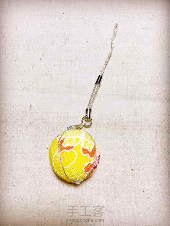 彩虹糖----和风裹球小挂件，炒鸡简单，一晚上可以做一大串哦（教程随附） 第6张