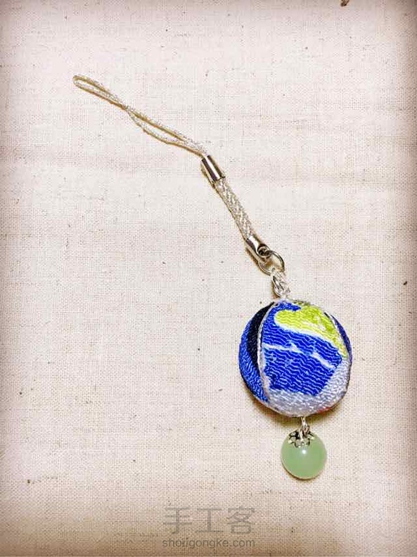 彩虹糖----和风裹球小挂件，炒鸡简单，一晚上可以做一大串哦（教程随附） 第7张