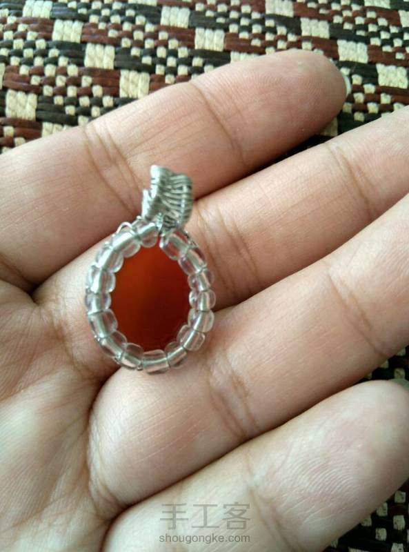 第一次学习网包，感谢蜗牛大神的教程，感谢不知道大神付邮送赠送的石头…… 第3张