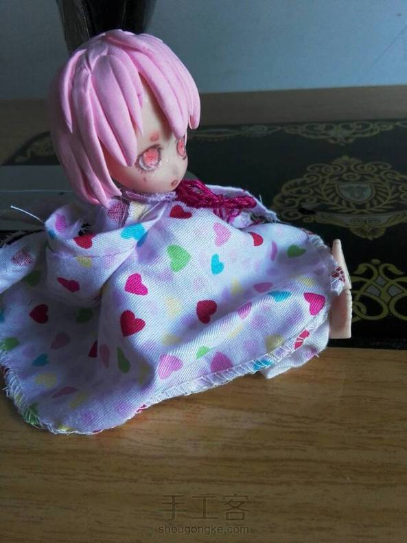 #ob11#给小桃夭做了个花斗篷 (ﾉ´▽｀)ﾉ♪好可爱好可爱，就是太小了有点虐_(:3」∠)_ 第3张