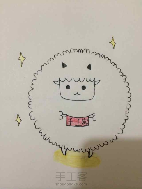 #作品#bling！bling！手工羊🐑！