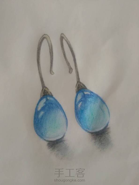 不会画钩和阴影，画不了老师那么像