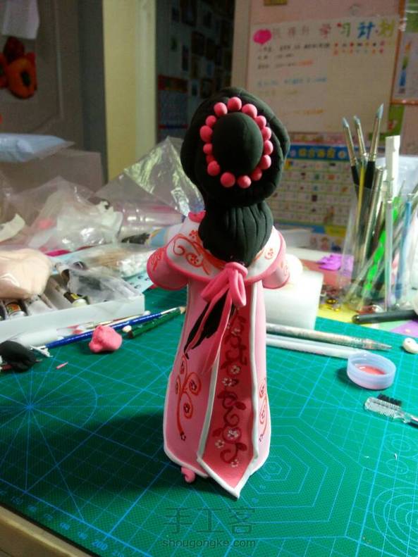 终于做完了，谢谢你提供的这么好的教程，你的眼睛画的那么传神，我真是佩服啊！ 第1张