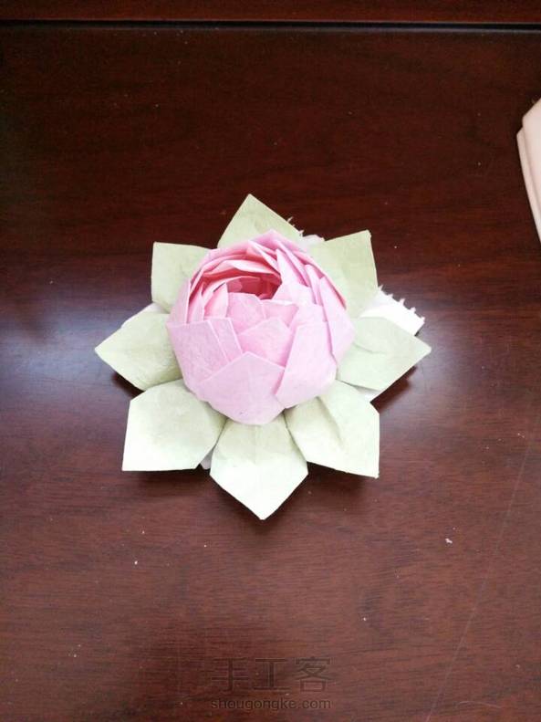 下次不能再用手揉纸了，不好定型啊。 第1张