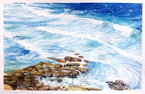 浪太大，船里都是水……😂 第1张