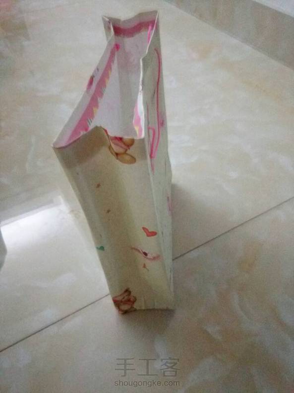自己做的礼袋，纸有点软