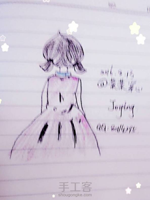 就一次画画，我画的好像哦