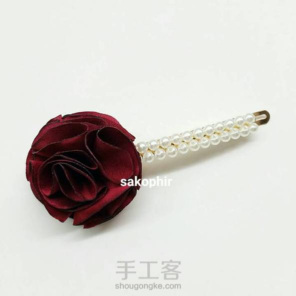 圆片也要做烧花！一字夹也要包珍珠！皮筋也要打成蝴蝶结！😁😁😁 第8张