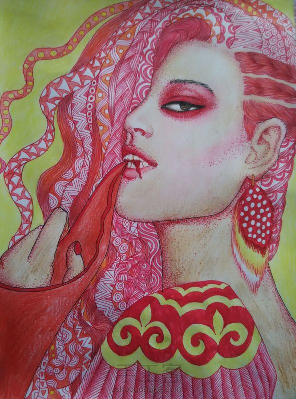 红尘_禅绕画