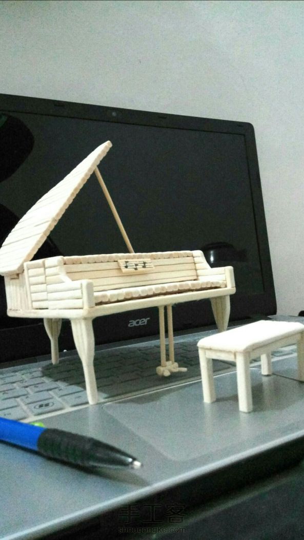 竹艺钢琴可弹奏