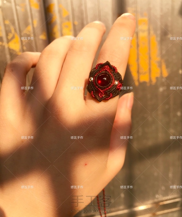 母亲节献礼~石榴石戒指