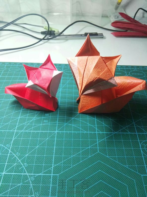 折纸小狐狸的教程——来自于折纸的白叔视频