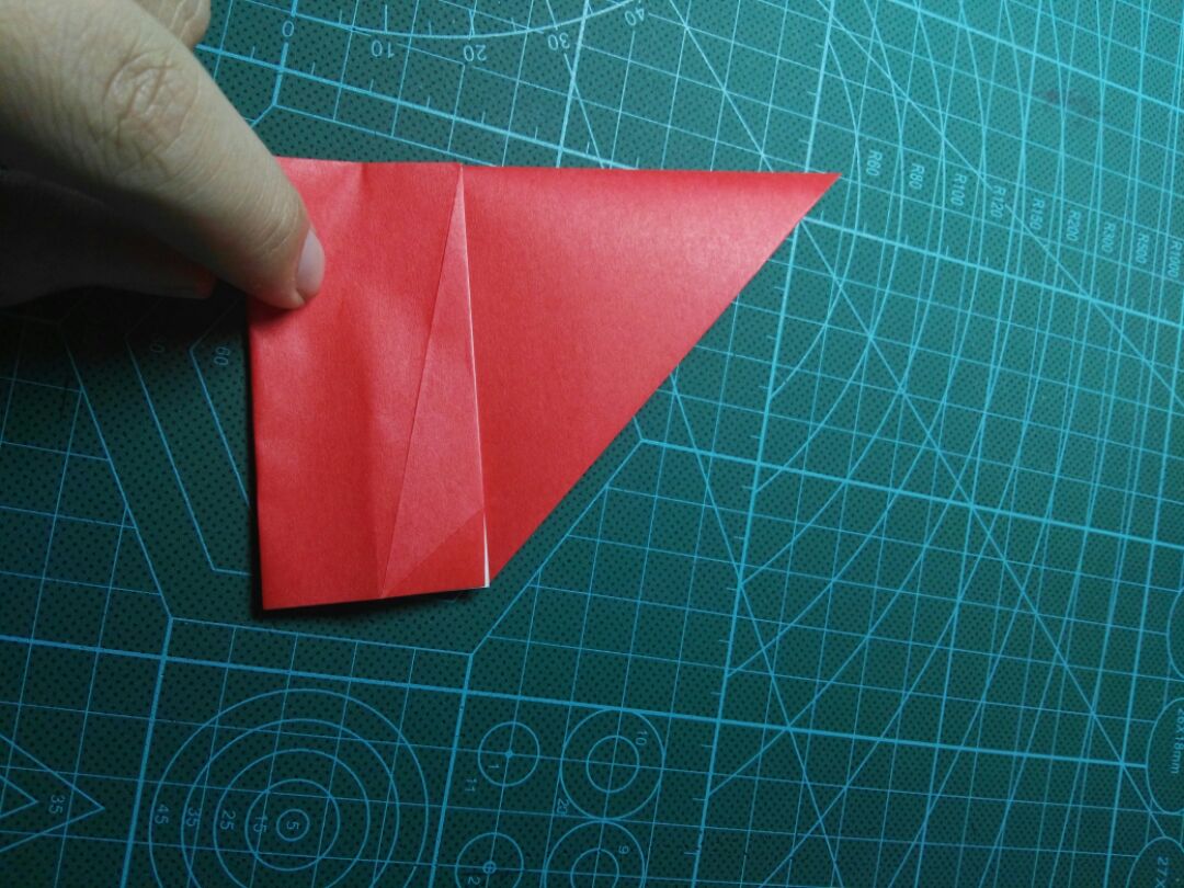 折纸小狐狸的教程——来自于折纸的白叔视频 第4步