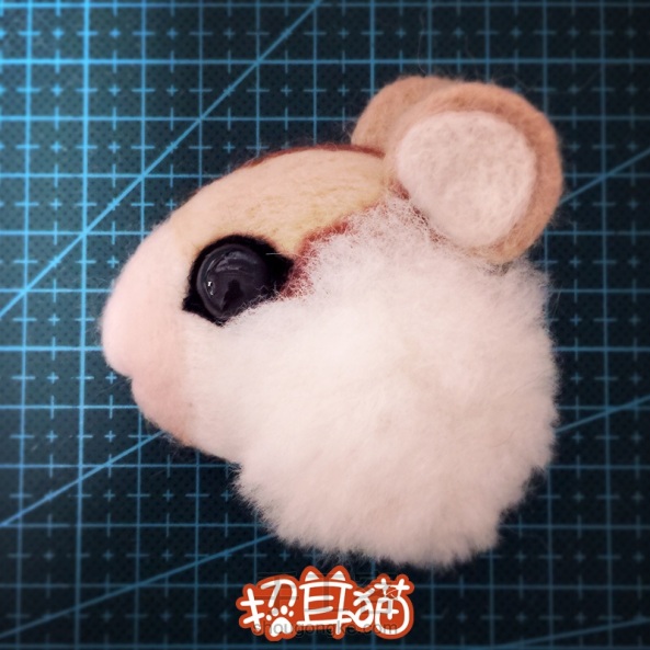 【招耳猫】羊毛毡教程之松鼠胸针