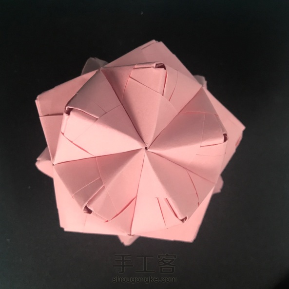 简单的折纸花球