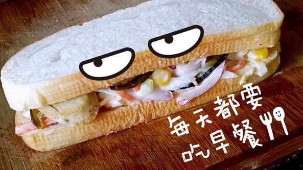 素 Sandwich^^(原创)
郊游野餐早餐 必备美食