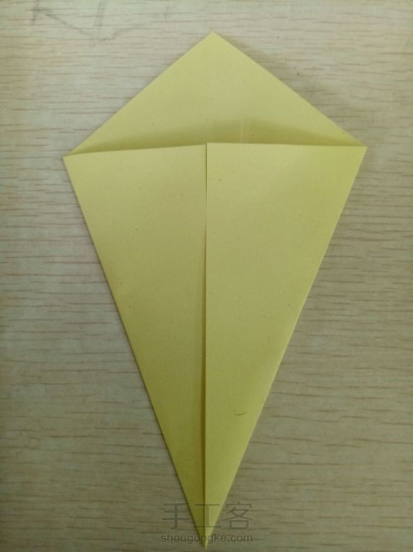 折纸 基础形
(1).风筝基础形