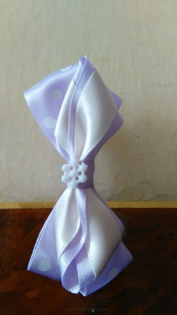 紫色丝带发卡
