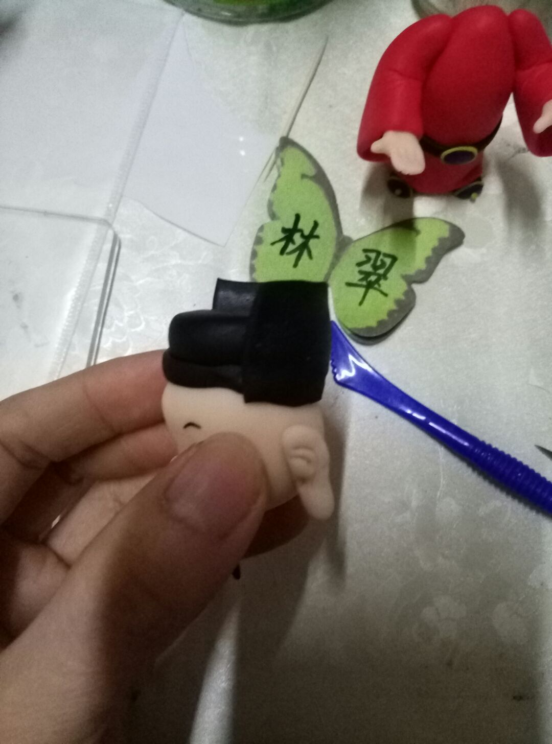 粘土财神爷图片教程 第22步