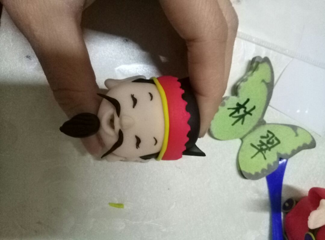 粘土财神爷图片教程 第28步