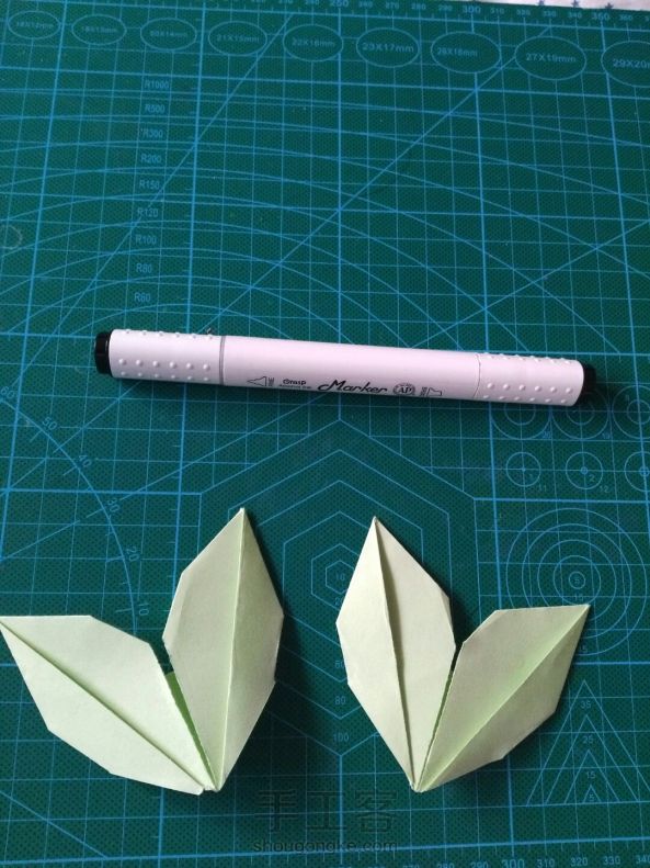 折纸树叶～