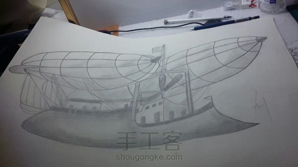 灰灰的飞。。。。。船。